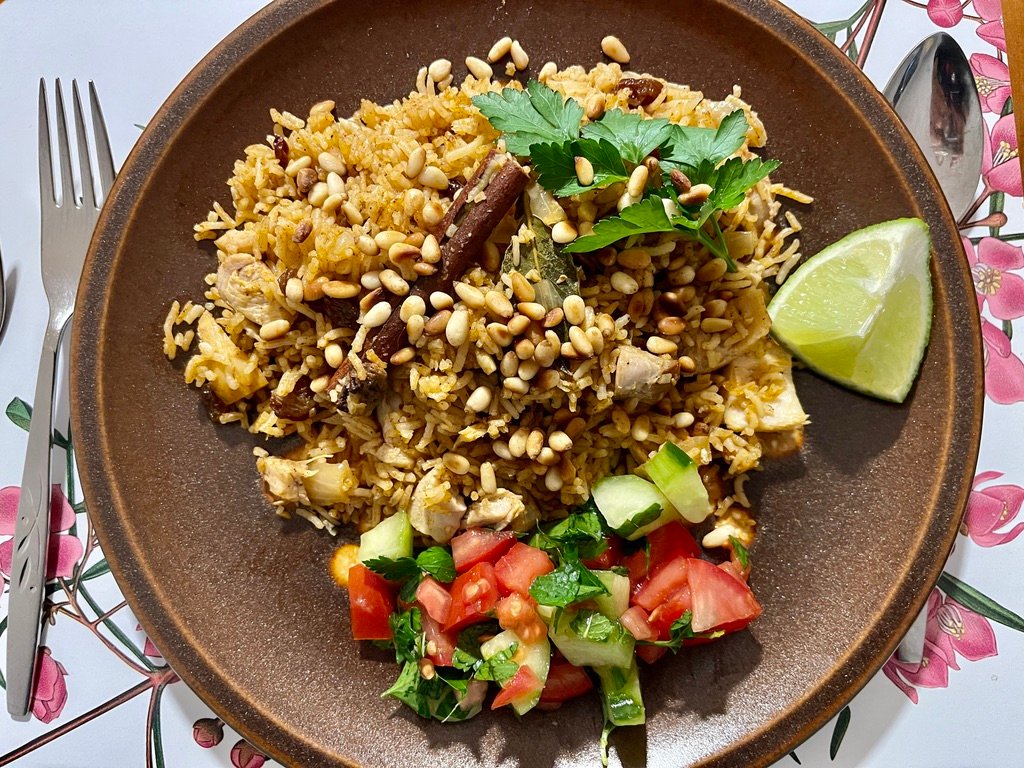 A colourful real meal — Fed Up With Diets